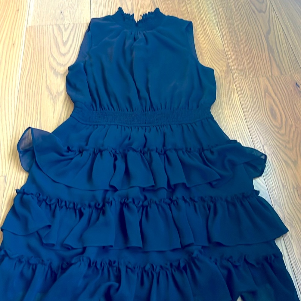 Black knee length dress